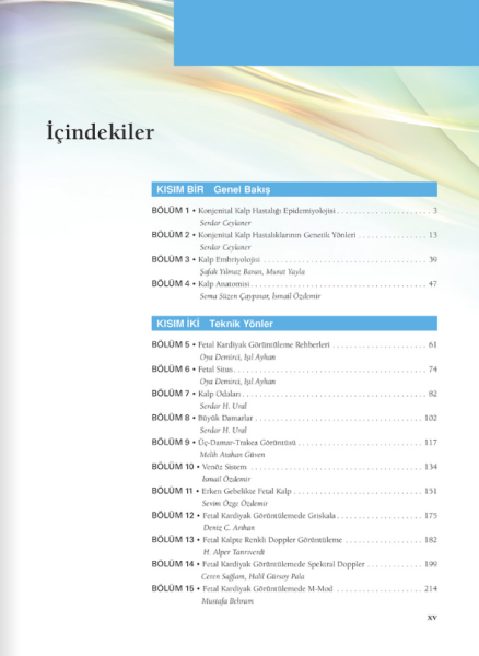 Fetal Ekokardiyografi Pratik Kılavuzu Normal ve Anormal Kalp 4. Baskı