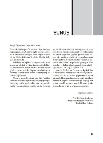 Çocuk Cerrahisi