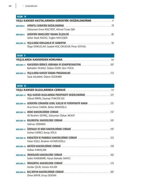 Geriatrik Onkoloji - Collection Edition