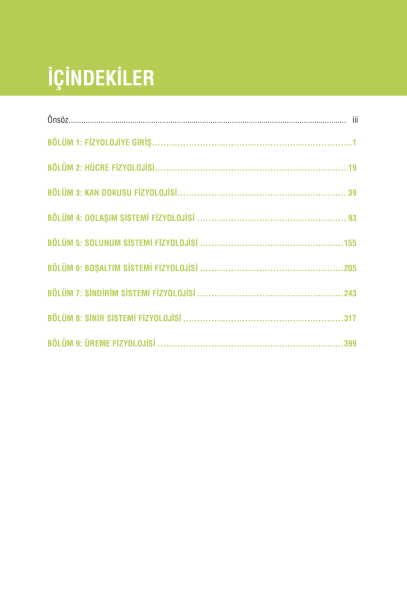 Veteriner Hekimliği Fizyoloji Akıl Notları