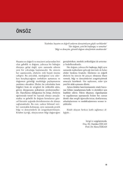 Ebelik Öğrencileri ve Ebeler için Normal ve Riskli