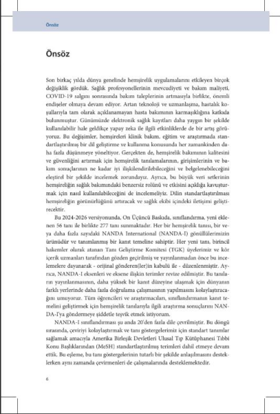 NANDA - Hemşirelik Tanıları: Tanımlar & Sınıflandırma 2024-2026