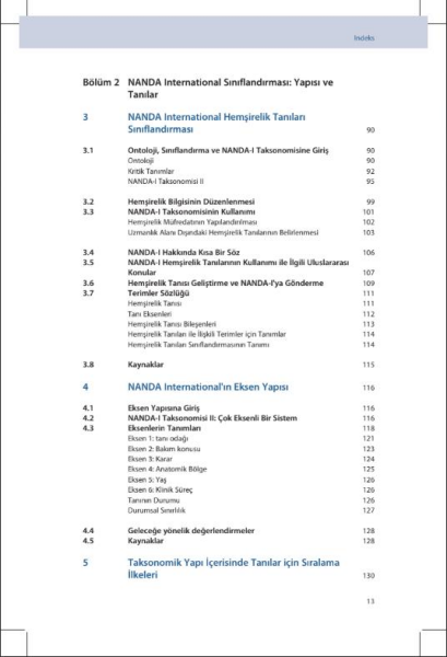 NANDA - Hemşirelik Tanıları: Tanımlar & Sınıflandırma 2024-2026