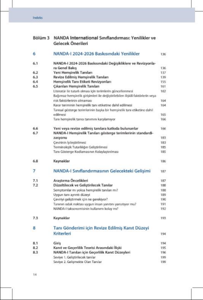 NANDA - Hemşirelik Tanıları: Tanımlar & Sınıflandırma 2024-2026