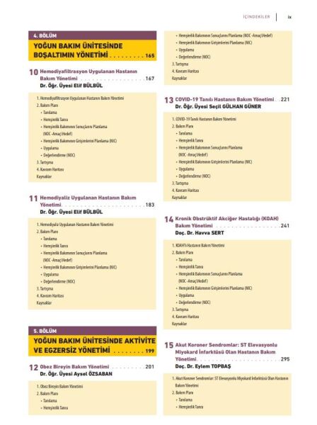 Vaka Örnekleri ile Yoğun Bakım Hastasının Bakım Yönetimi