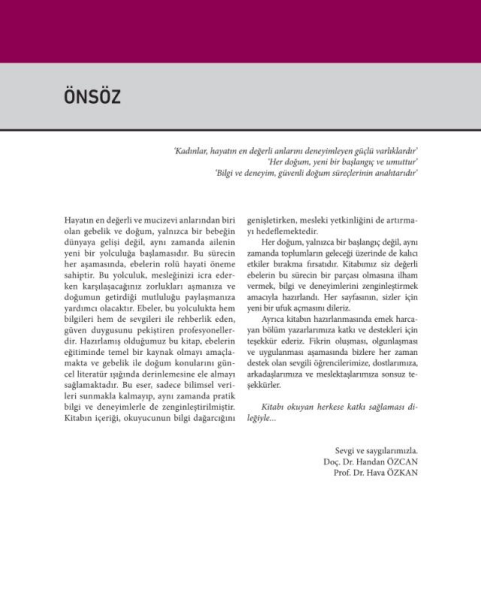 Ebelik Öğrencileri ve Ebeler için Doğum ve Doğum Sonu Dönem