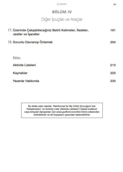 Riskli Bebek ve Küçük Çocuklar için Etkinlikler