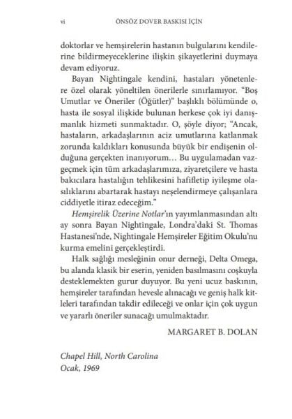 Hemşirelik Üzerine Notlar