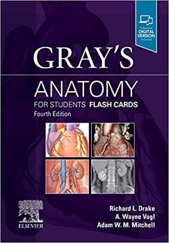 Gray's Anatomy For Students Flash Cards 4th Editio