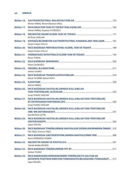 İnce Bağırsak Hastalıkları