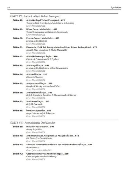 Lippincott Görsel Anlatımlı Çalışma Kitapları Farmakoloji