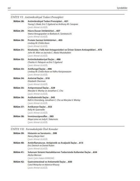 Lippincott Görsel Anlatımlı Çalışma Kitapları Farmakoloji