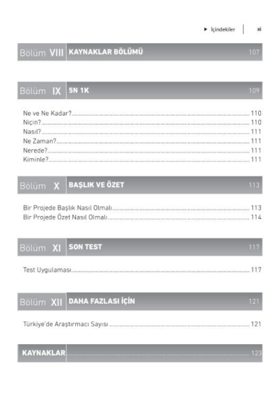 Araştırma Projesi Yazma Tüm Bilimler İçin 2.Baskı