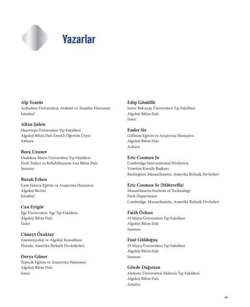 Algolojide Girişimsel Yöntemler 2.Baskı