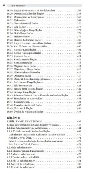 Tıbbi Formüler - İlaç Ansiklopedisi