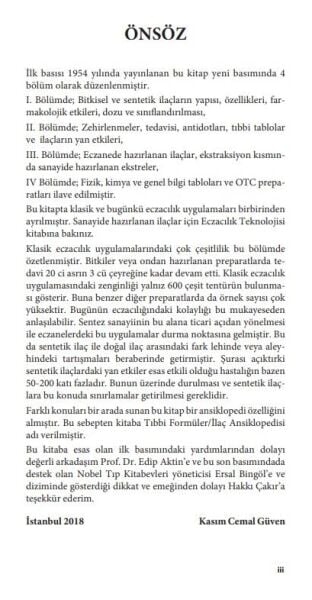 Tıbbi Formüler - İlaç Ansiklopedisi