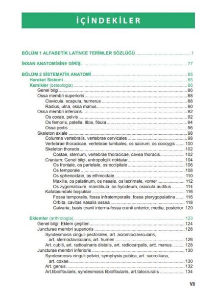 Resimli Anatomi Sözlüğü