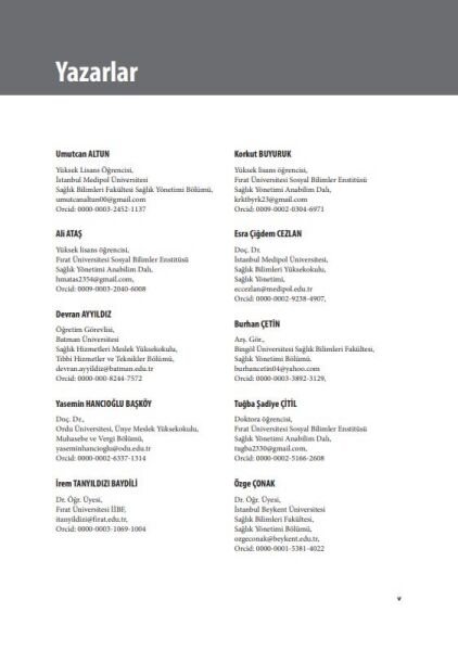 Sağlık Kurumlarında Risk Yönetimi Güvenlik ve Kalitenin İnşası