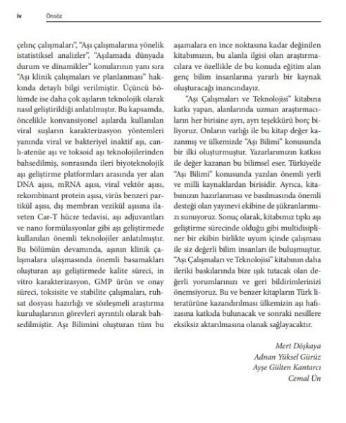 Aşı Çalışmaları ve Teknolojisi