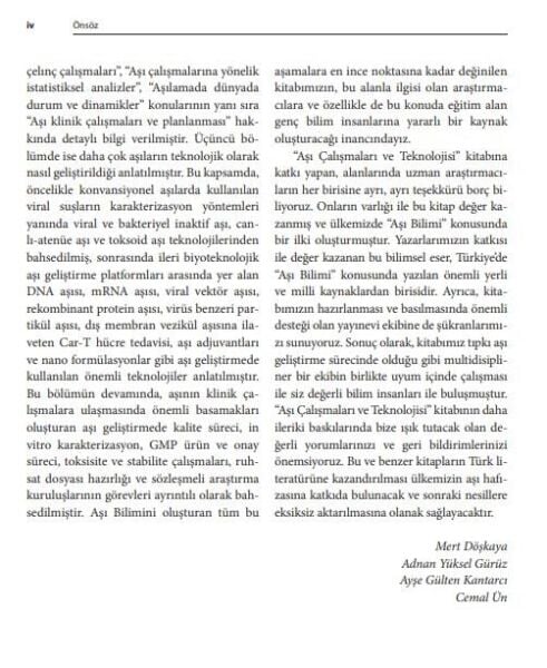 Aşı Çalışmaları ve Teknolojisi