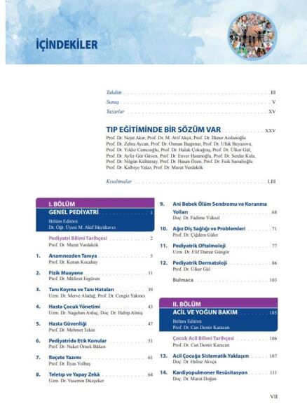 Çocuk Ergen Sağlığı ve Hastalıkları