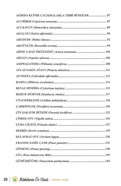 Bitkilerin Öz Gücü İle Ağrısız Yaşam