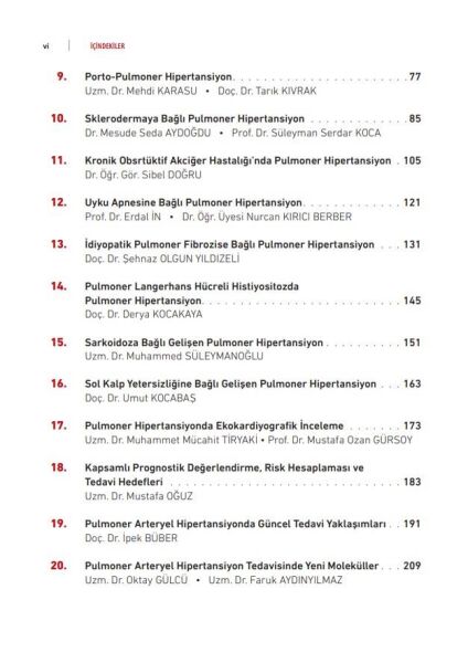 Pulmoner Vasküler Hastalıklara Bakış