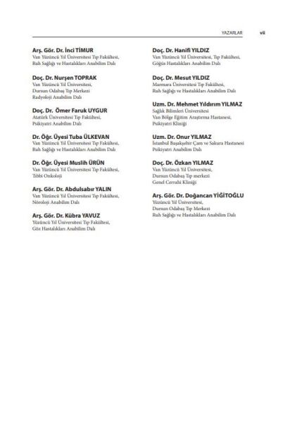 Genel Tıpta Psikiyatri