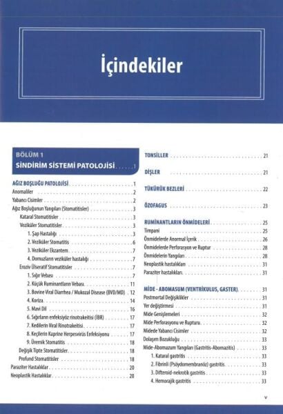 Veteriner Sistemik Patoloji Cilt: 1 (Sindirim-Solunum) - (6. Baskı)