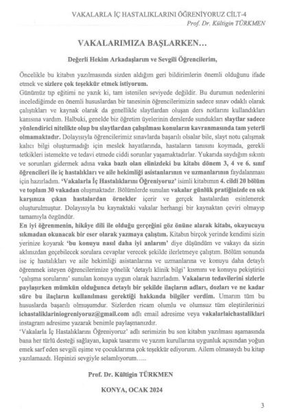 Vakalarla İç Hastalıklarını Öğreniyoruz Cilt: 4