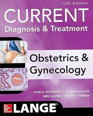 Current Diagnosis & Treatment Obstetrics & Gynecol