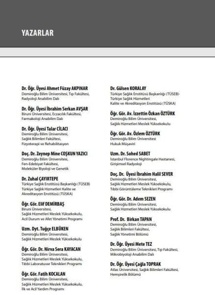 Sağlık Meslekleri için Bilinmesi Gereken 1100 Temel Kavram