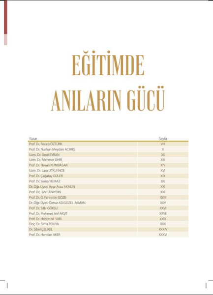 Anılarla Tıpta Öncüler - I