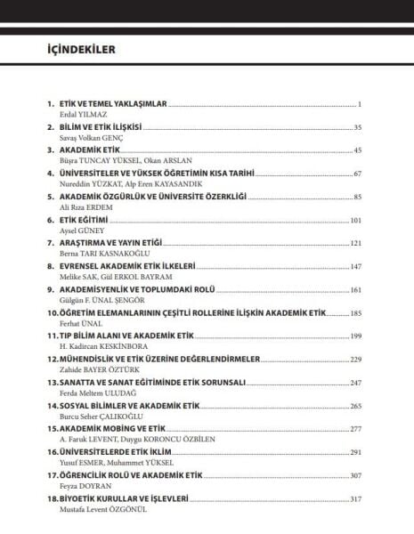 Akademik Etik ve Bilim