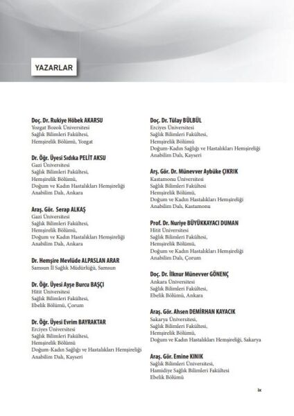 Jinekolojik Onkoloji Hemşireliği