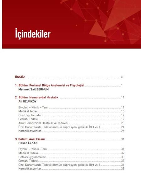 Benign Anorektal Hastalıklar