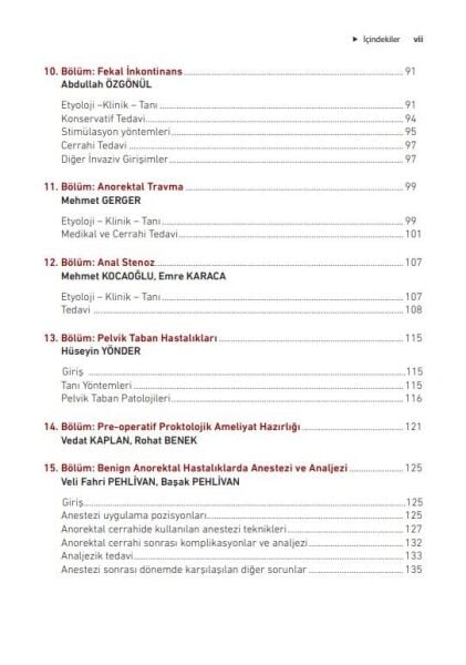 Benign Anorektal Hastalıklar