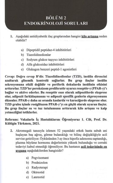 Sorularla İç Hastalıklarını Öğreniyoruz