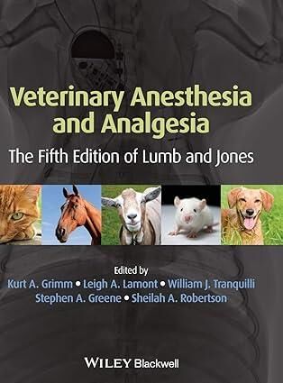 Lumb and Jones Vet Anesthesia