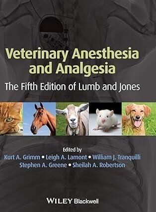Lumb and Jones Vet Anesthesia