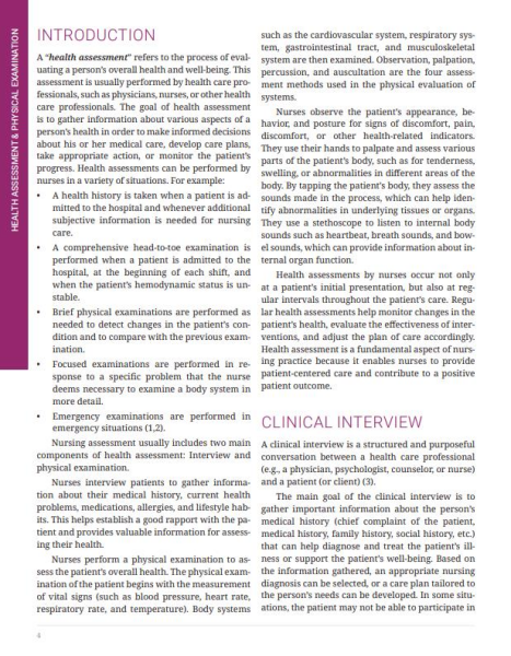 Health Assessment Physical Examination in Nursing