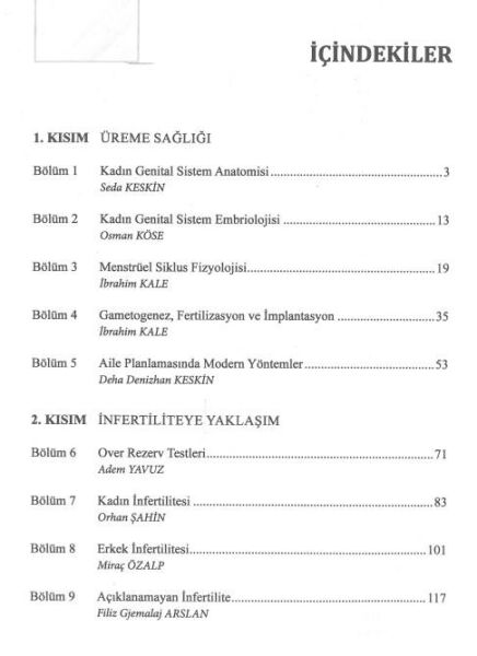 İnfertilitede Güncel Yaklaşımlar