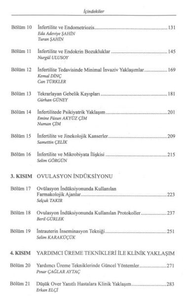 İnfertilitede Güncel Yaklaşımlar