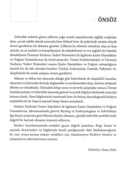 İnfertilitede Güncel Yaklaşımlar