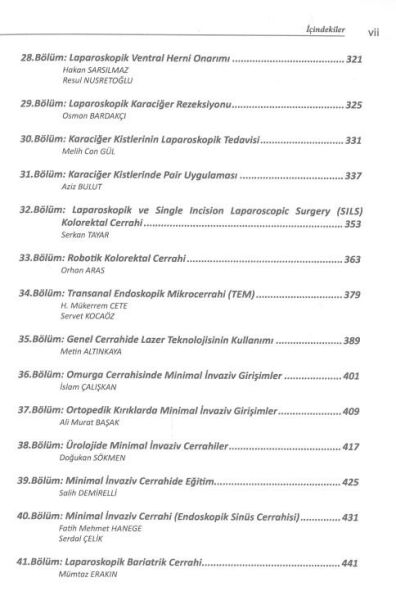 Minimal İnvaziv Cerrahi