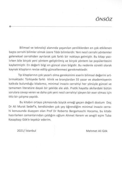 Minimal İnvaziv Cerrahi