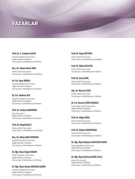 Fizyoterapi ve Rehabilitasyon