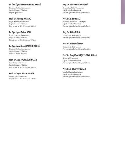 Fizyoterapi ve Rehabilitasyon