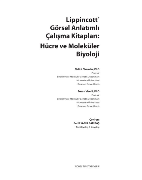 Lippincott Hücre ve Moleküler Biyoloji