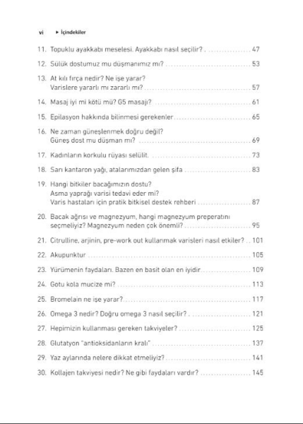 Varis Tedavisi Doğal Stratejiler,Güzel Bacaklar